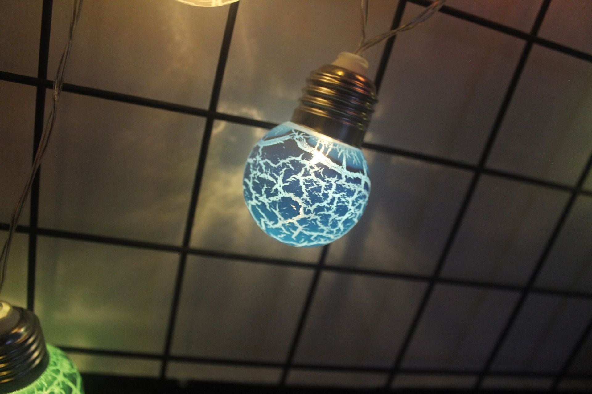 Led Lights Cracked Bulbs String Of Festive Decorations