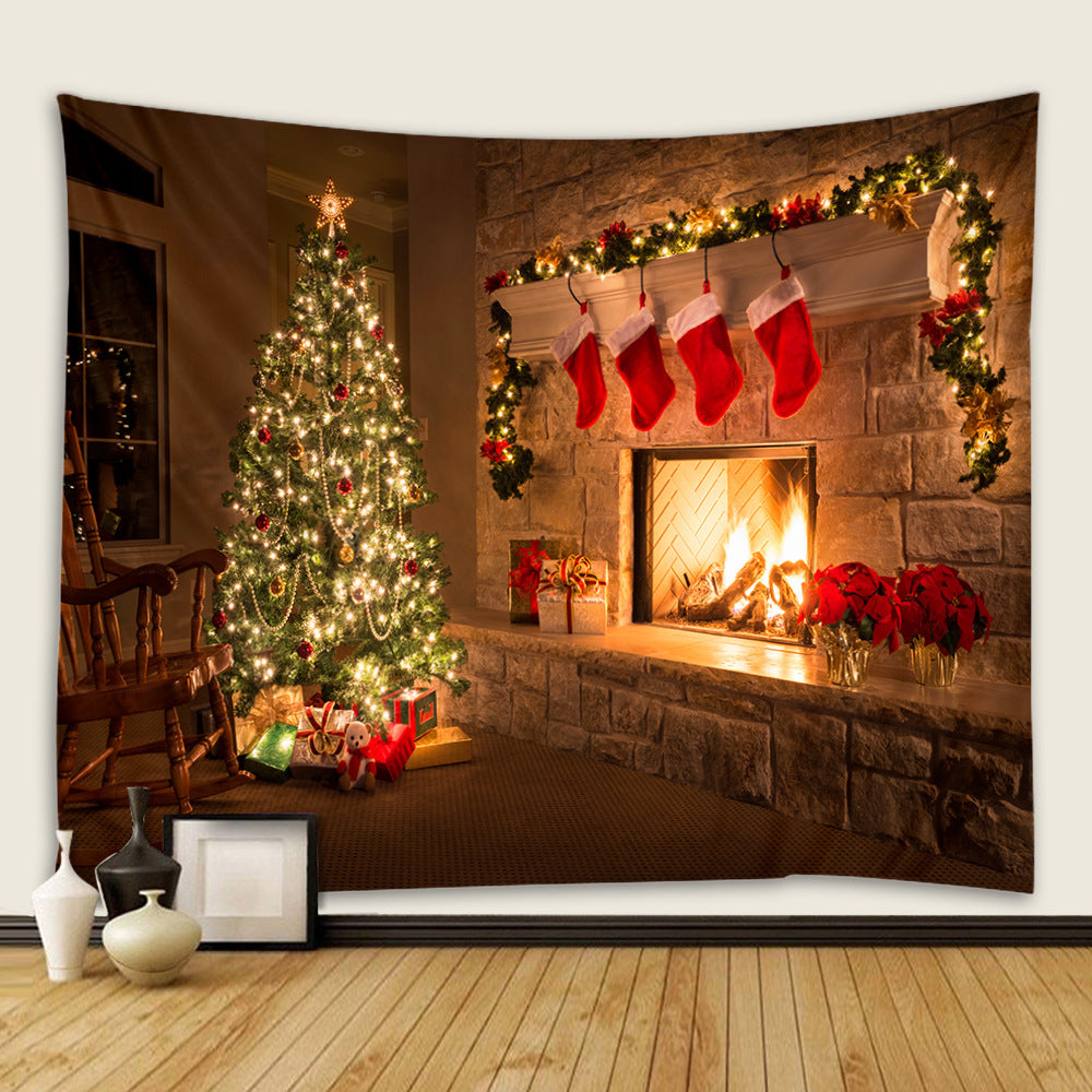 Tapestry Christmas Festive Festive Decoration Cloth