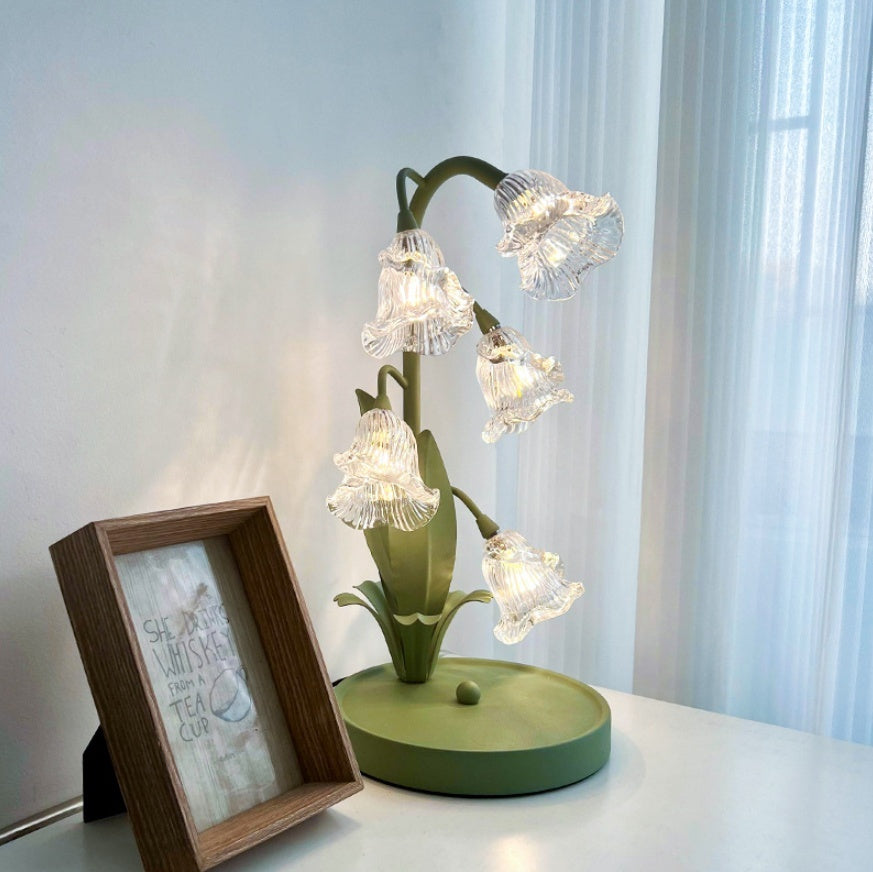 Lily Table Lamp Simple Decorative Floral Festive Lantern