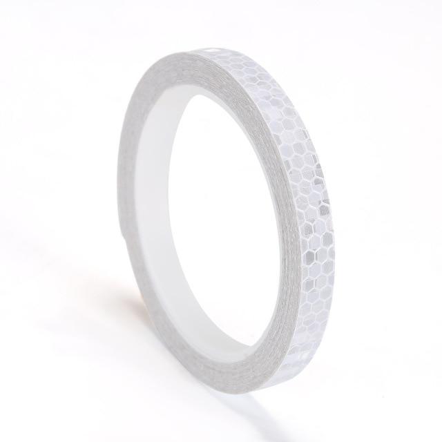 Solid Color Crystal Color Lattice Motorcycle Night Warning Reflective Stripe