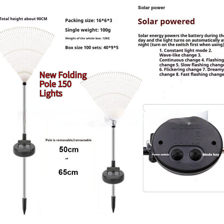 Solar Powered Fireworks Lights For Ambient Lighting