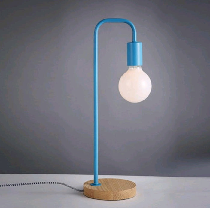 Nordic Simple Personality Table Lamp Living Room Bedroom Study Modern Desk Bedside Lamp Wooden Small Table Lamp Lighting