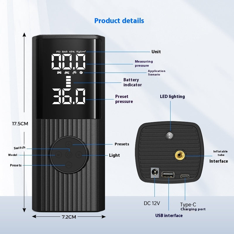 Outdoor Intelligence Wireless Lighting Portable Vehicle