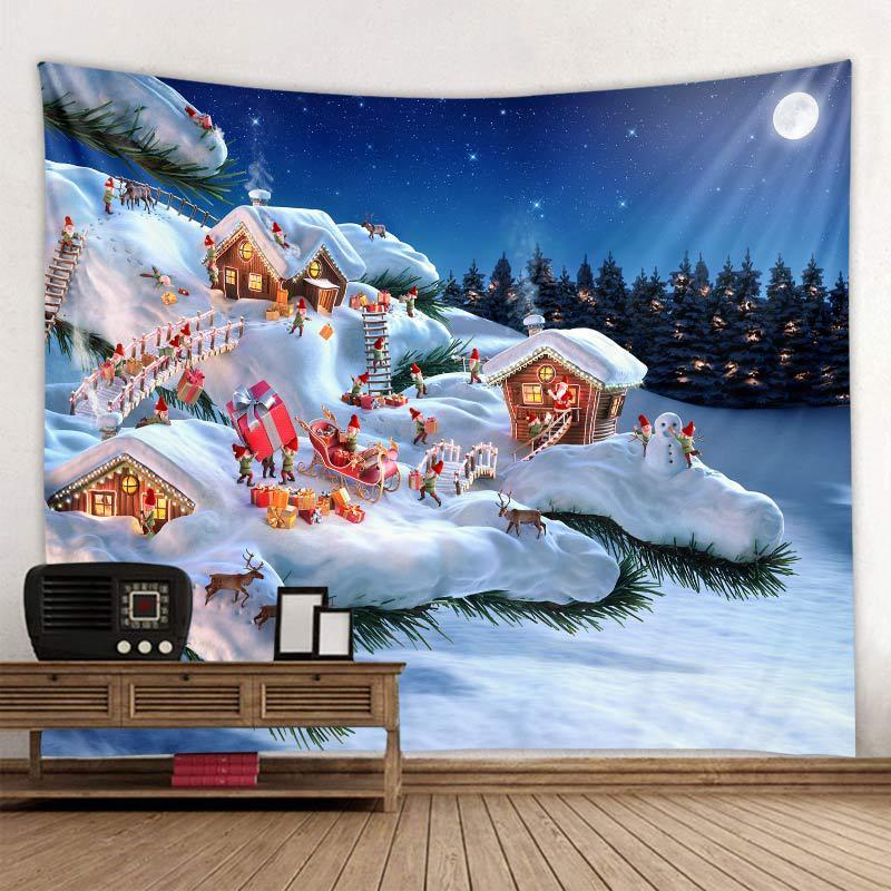 Tapestry Christmas Festive Festive Decoration Cloth