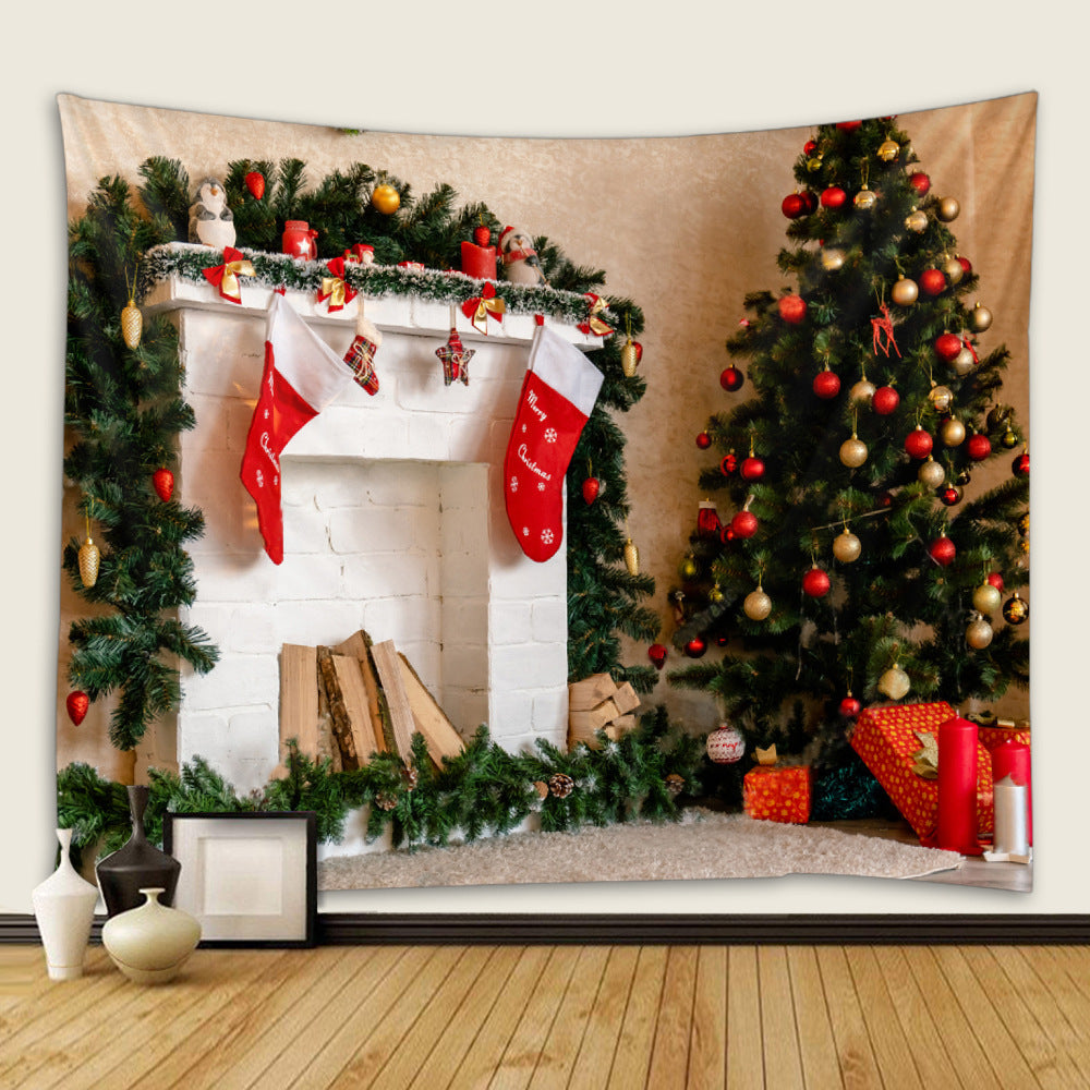 Tapestry Christmas Festive Festive Decoration Cloth