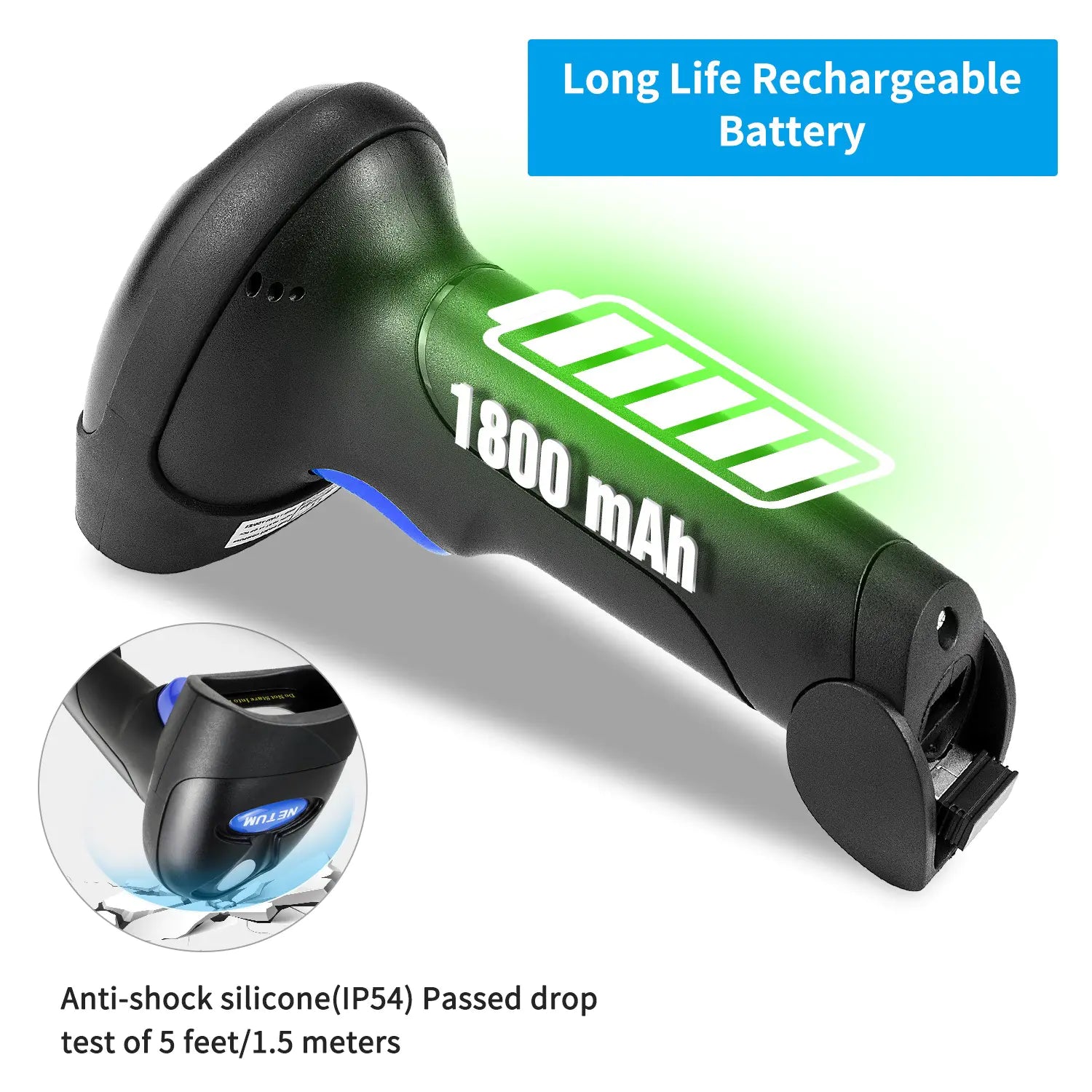 Wireless Bluetooth QR Code Scanner