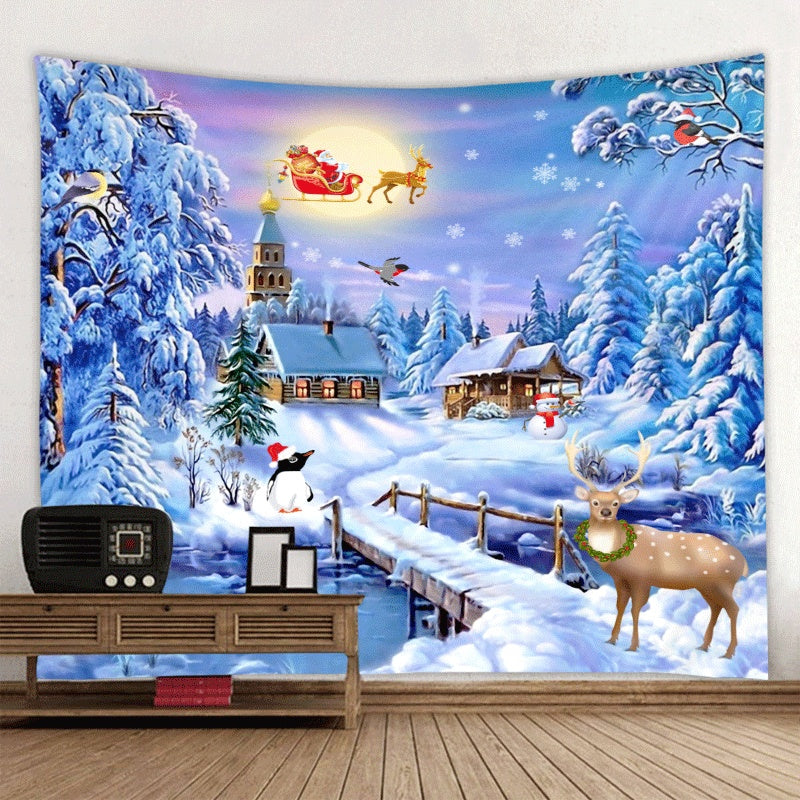 Tapestry Christmas Festive Festive Decoration Cloth