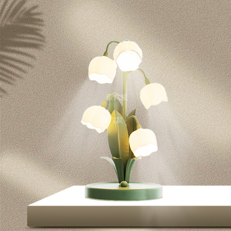 Lily Table Lamp Simple Decorative Floral Festive Lantern