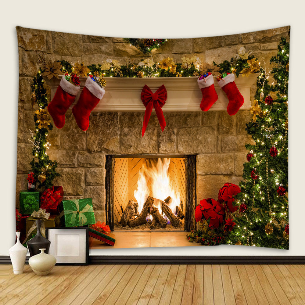 Tapestry Christmas Festive Festive Decoration Cloth