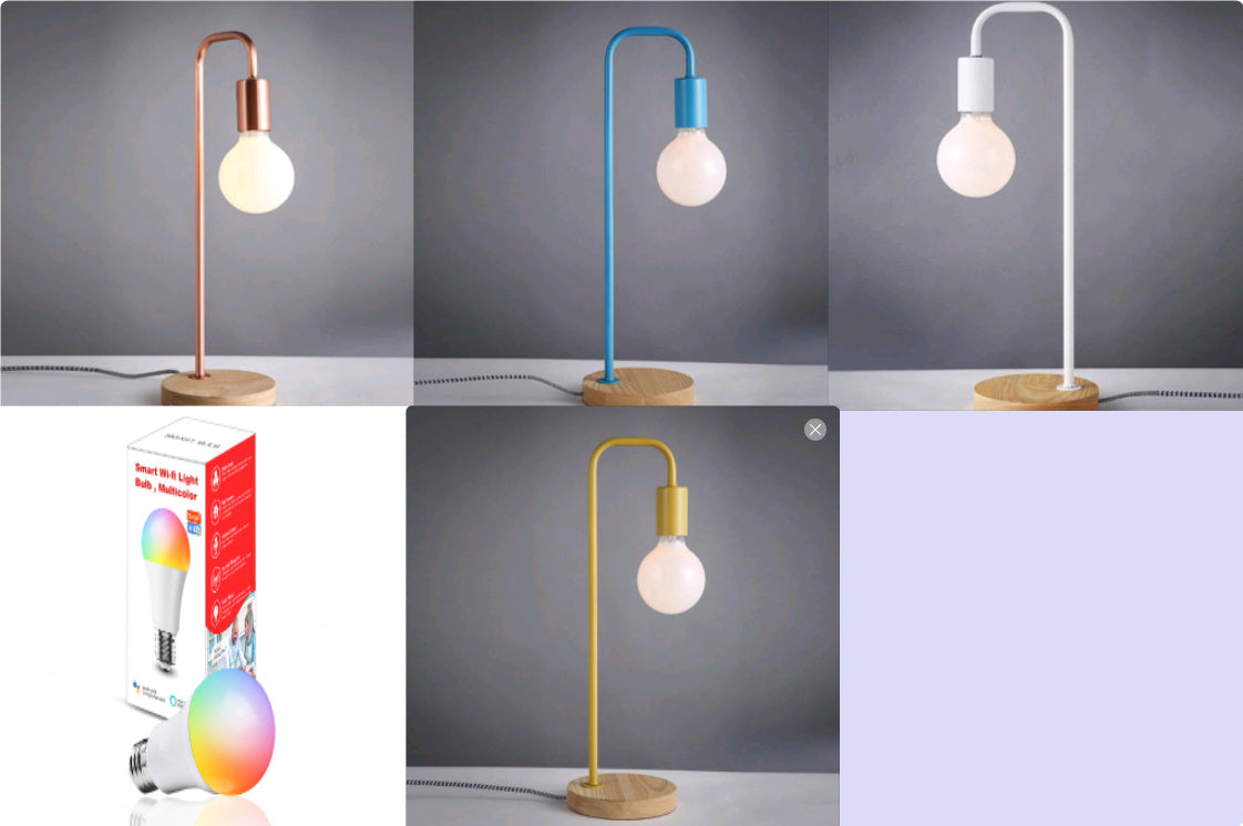 Nordic Simple Personality Table Lamp Living Room Bedroom Study Modern Desk Bedside Lamp Wooden Small Table Lamp Lighting