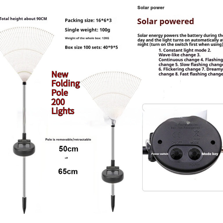 Solar Powered Fireworks Lights For Ambient Lighting
