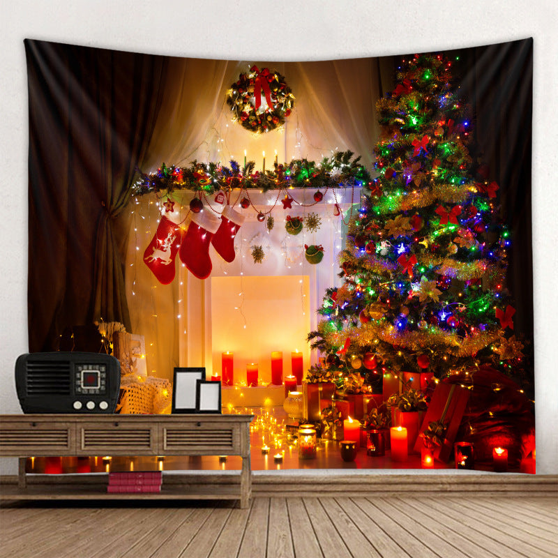 Tapestry Christmas Festive Festive Decoration Cloth