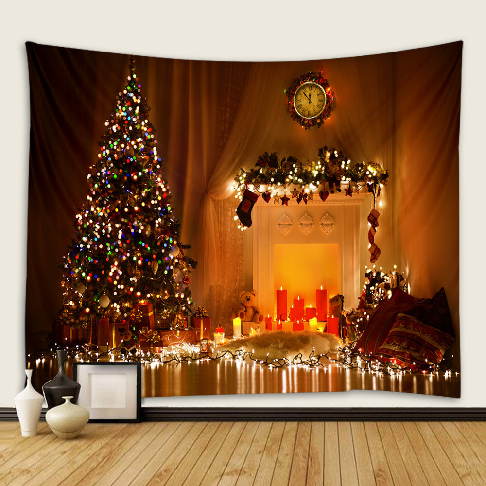 Tapestry Christmas Festive Festive Decoration Cloth