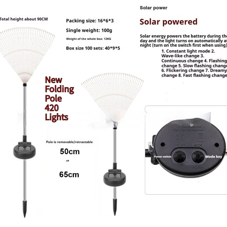 Solar Powered Fireworks Lights For Ambient Lighting