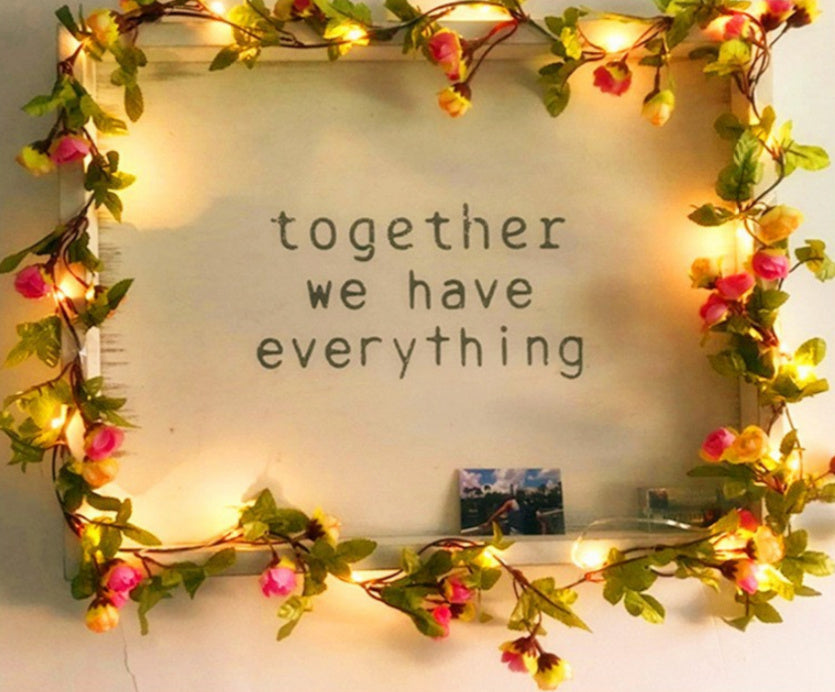 Sakura Lighting Chain Outdoor Atmosphere Led Christmas Rattan Lighting Chain