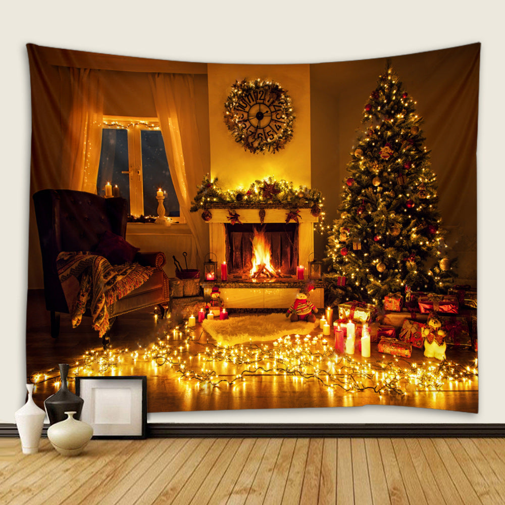 Tapestry Christmas Festive Festive Decoration Cloth